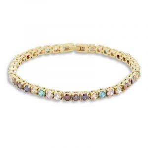 ANNEBRAUNER Tennis Rainbow Bracelet - 20 cm