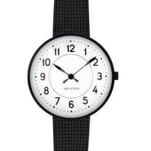 Arne Jacobsen Station ur 30mm - 53400-1410B