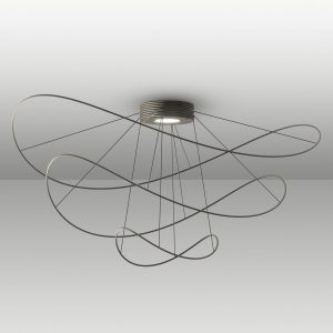 Axolight Hoops 3 LED-hængelampe, sort