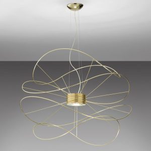 Axolight Hoops 4 LED-hængelampe, gylden
