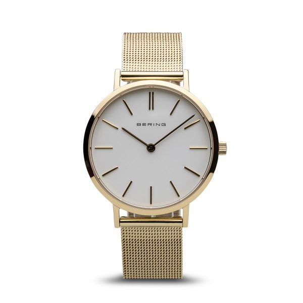 BERING Classic dameur i forgyldt stål 14134-331