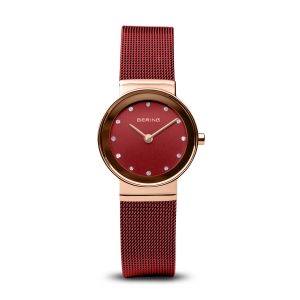 BERING Classic rød dameur - 10126-363