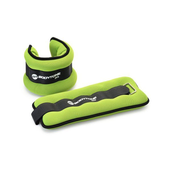 Bodytone Weighted Ankel- og Håndledsvægte 2kg (2stk)