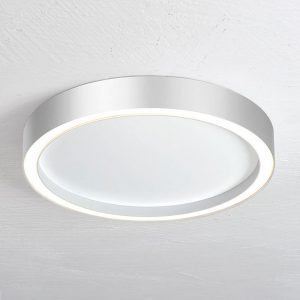 Bopp Aura LED-loftlampe, Ø 40 cm, hvid, aluminium