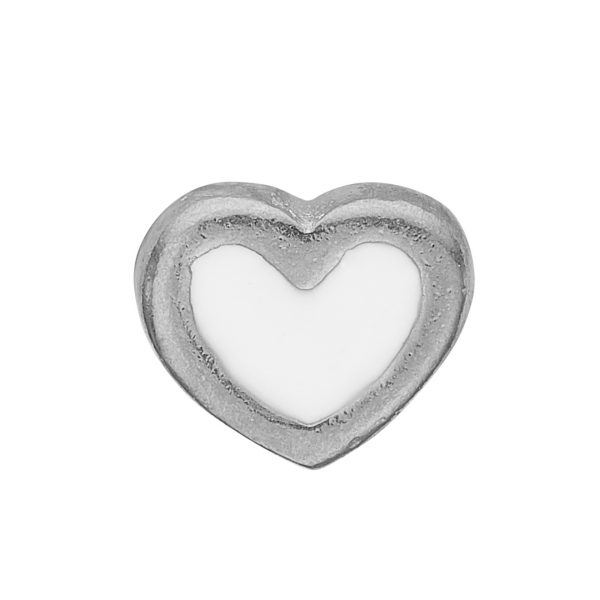 CHRISTINA Collect White Enamel Heart - 603-S3