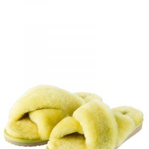 CRÉTON Dolly slippers i lammeskind (YELLOW CREAM, 38)