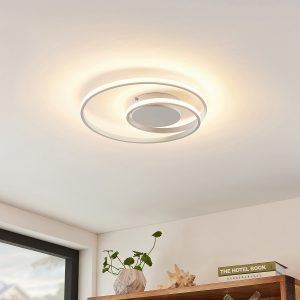 Lindby Kyron LED-loftlampe, mat hvid