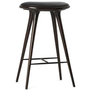 Mater barstol mørk bøg - H: 74cm