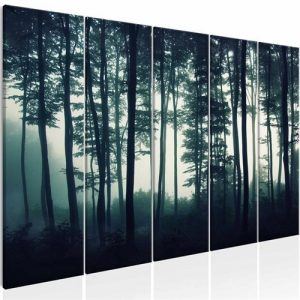 Tavla - Dark Forest (5 Parts) Narrow (200 x 80 cm)