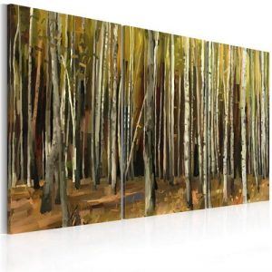 Tavla - The mystery of Sherwood Forest - triptych (60 x 40 cm)
