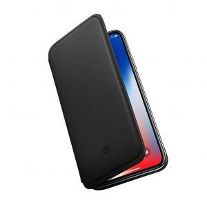 Twelve South SurfacePad for iPhone X - Razor Thin nappa leather Black