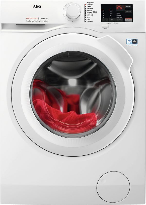AEG vaskemaskine L6FBN743I (hvid)