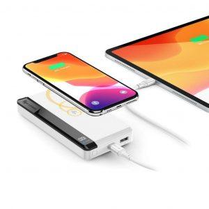 ALOGIC USB-C 10,000mAh trådløs Powerbank Ultimate - hvid