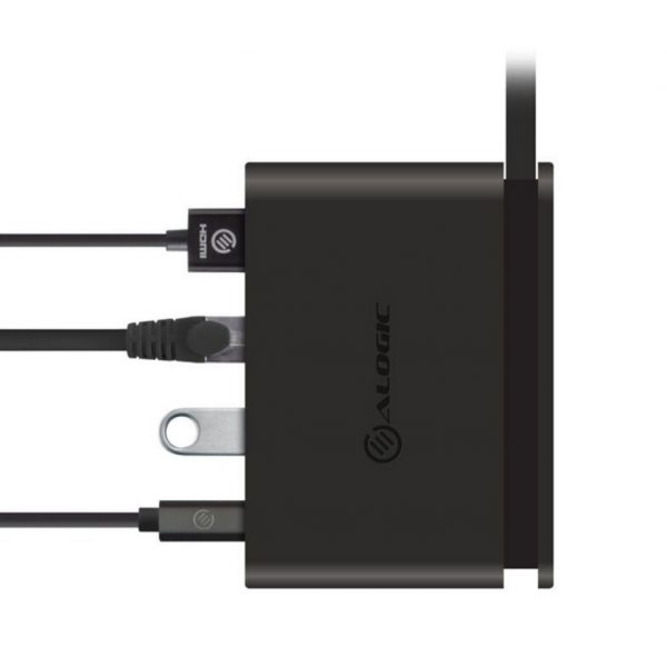 ALOGIC USB-C transportabel Dock Essential 4 port m. 100W PD
