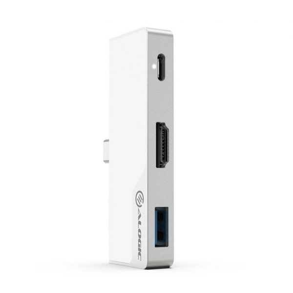 ALOGIC Ultra USB-C Dock NANO MINI - HDMI, USB, Audio and 60W PD Silver