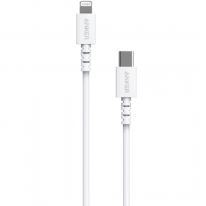 Anker PowerLine USB-C til lightning kabel 1,8m - hvid