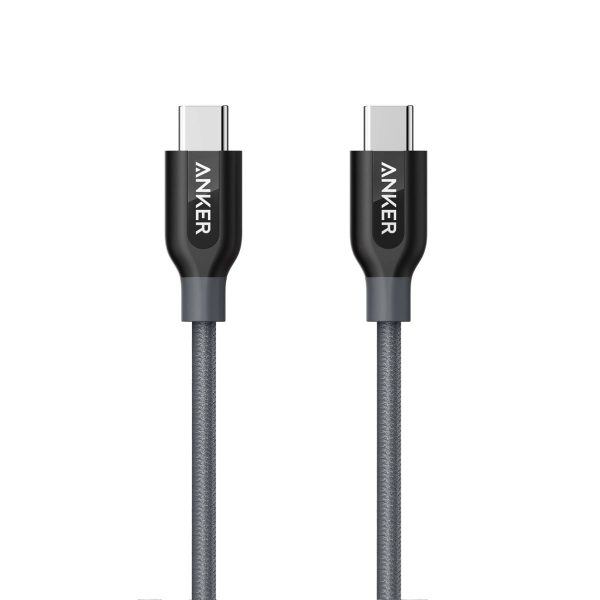 Anker Powerline+ USB-C to USB-C 2.0 (0.9m), grå