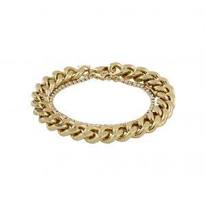 Armbånd : Radiance : Guldbelagt : Krystal