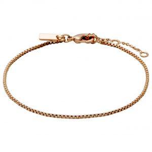 Armbånd : Vera : Rosaguld belagt