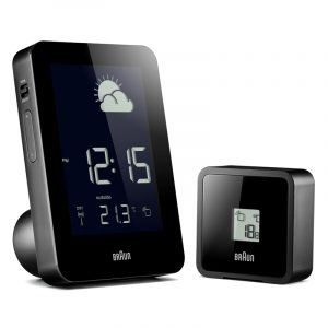 BRAUN Vejrstation med sensor, sort