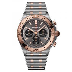 Breitling Chronomat B01 42 chronograf herreur med lænke