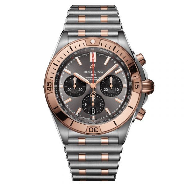 Breitling Chronomat B01 42 chronograf herreur med lænke