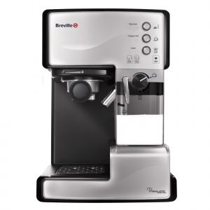 Breville Prima Latte kaffemaskine 203040 (sølv)