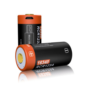 CR123A genopladeligt batteri (2 stk)