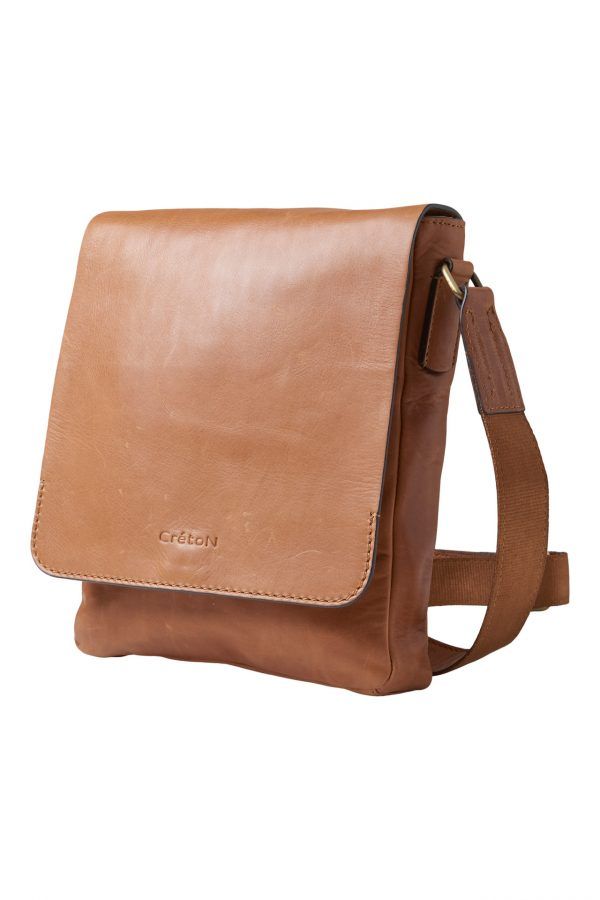 CRÉTON Crossy skind taske (TAN ONESIZE)