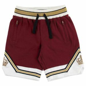 Dolce & Gabbana Shorts - Bordeaux m. Hvid/Guld
