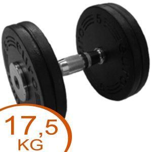 Eurosport Faste Black Metal Håndvægte 17,5kg (2 stk.)