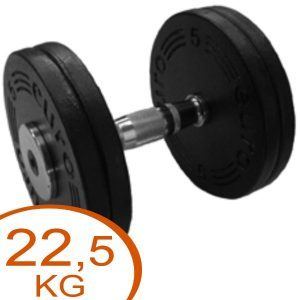 Eurosport Faste Black Metal Håndvægte 22,5kg (2 stk.)