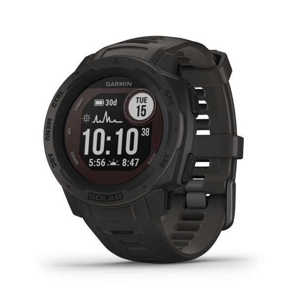 Garmin Instinct Solar smartwatch Graphite