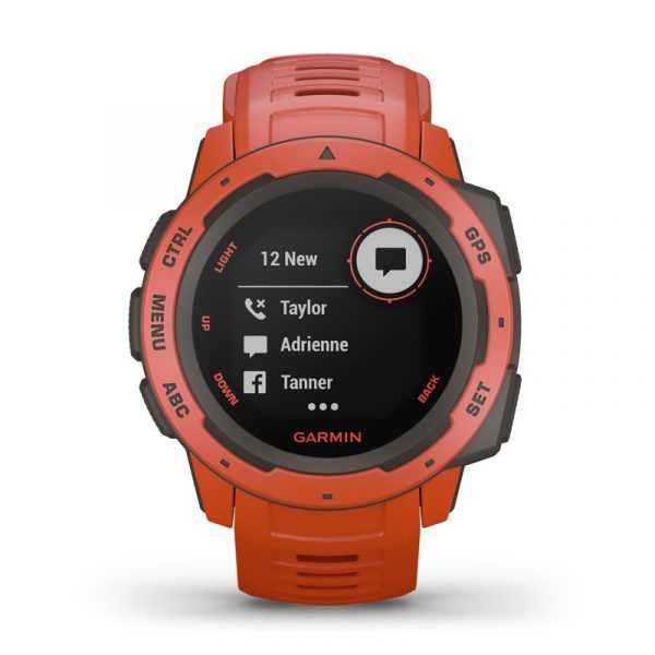 Garmin Instinct smartwatch Flame red