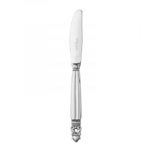 Georg Jensen Konge Frokost kniv med langt skaft, sølv