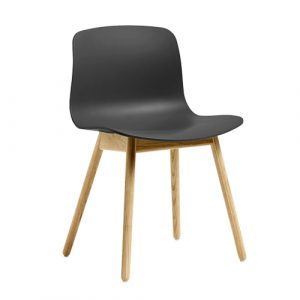 HAY About A Chair (AAC12) - Soft Black/Natur Eg