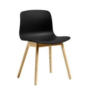 HAY About A Chair (AAC12) - Sort/Natur Eg