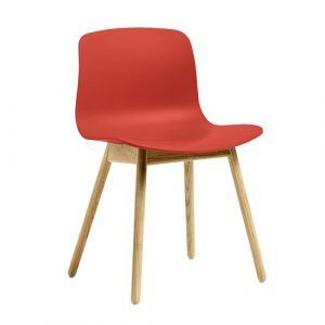 HAY About A Chair (AAC12) - Warm Red/Natur Eg
