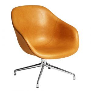 HAY About A Lounge Chair Low (AAL81) - Silk Læder