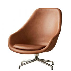 HAY About a Lounge Chair (AAL91) - Silk Cognac Læder