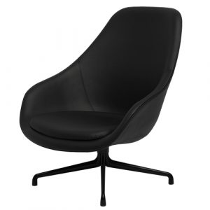 HAY About a Lounge Chair (AAL91) - Sort Sierra Læder