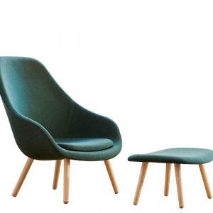 HAY About a Lounge Chair (AAL92) + Skammel (AAL03) - Remix