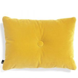 HAY Dot Cushion - Soft Yellow Velour