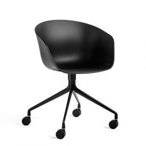 Hay About A Chair AAC24 - Med Hjul - Sort
