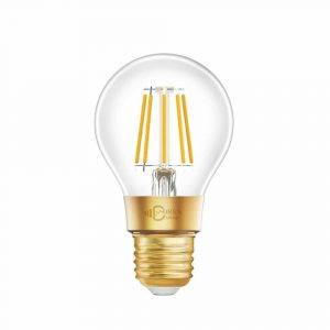 Homeo Smart Home WiFi lyspære rund 6cm hvid (E27) 4,5W