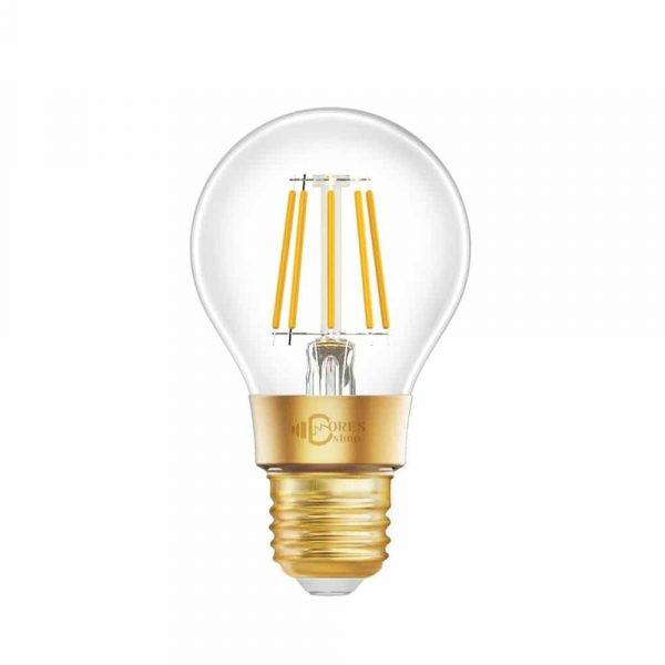 Homeo Smart Home WiFi lyspære rund 6cm hvid (E27) 4,5W