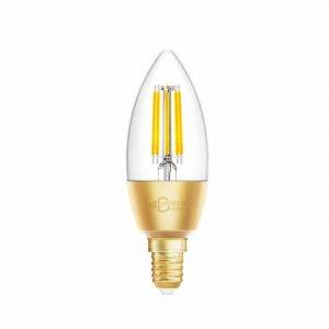 Homeo Smart Home WiFi vintage kerte lyspære hvid (E14) 6W