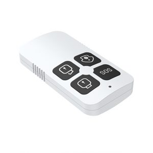 Homeo Zigbee alarm remote med 4 knapper