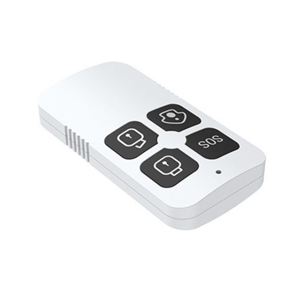 Homeo Zigbee alarm remote med 4 knapper