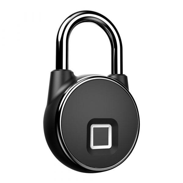 Homeo hængelås m. fingerscan bluetooth